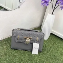 Cartera gris oscuro 