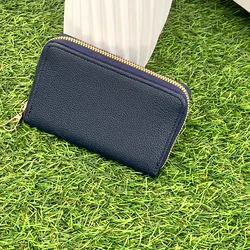 Monedero pequeño azul marino