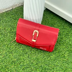 Monedero rojo grande
