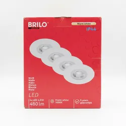 Lámparas LED empotrables, color blanco, 4.9W, placa de LED de 4 chips
