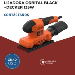 Lijadora orbital BLACK+DECKER