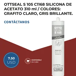 OTTSEAL S 105 C1168 Silicona de Acetato