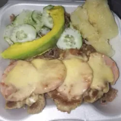 Bistec de cerdo princesa