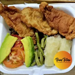 Filete de pescado empanado