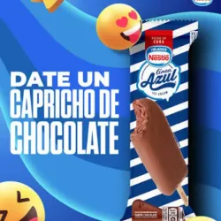 Paleticas de Helados con cobertura de chocolate Nestlé
