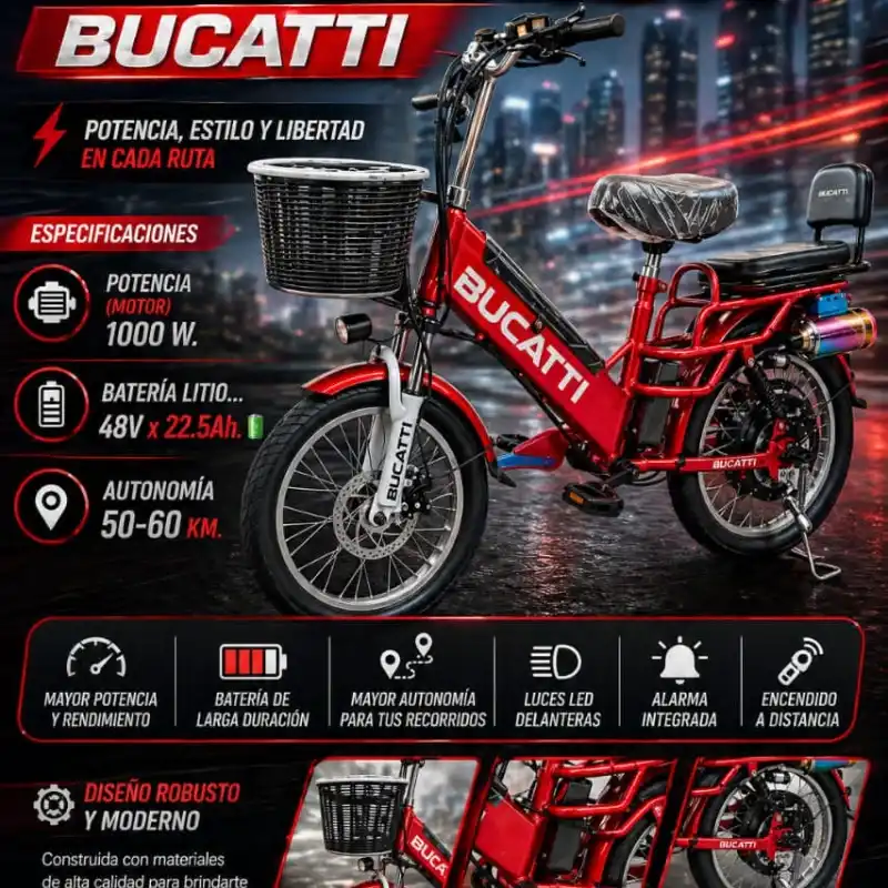 Bicicleta eléctrica Bucatti