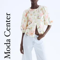 Blusa de Mangas Anchas