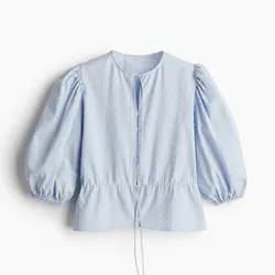 Blusa Mangas Anchas