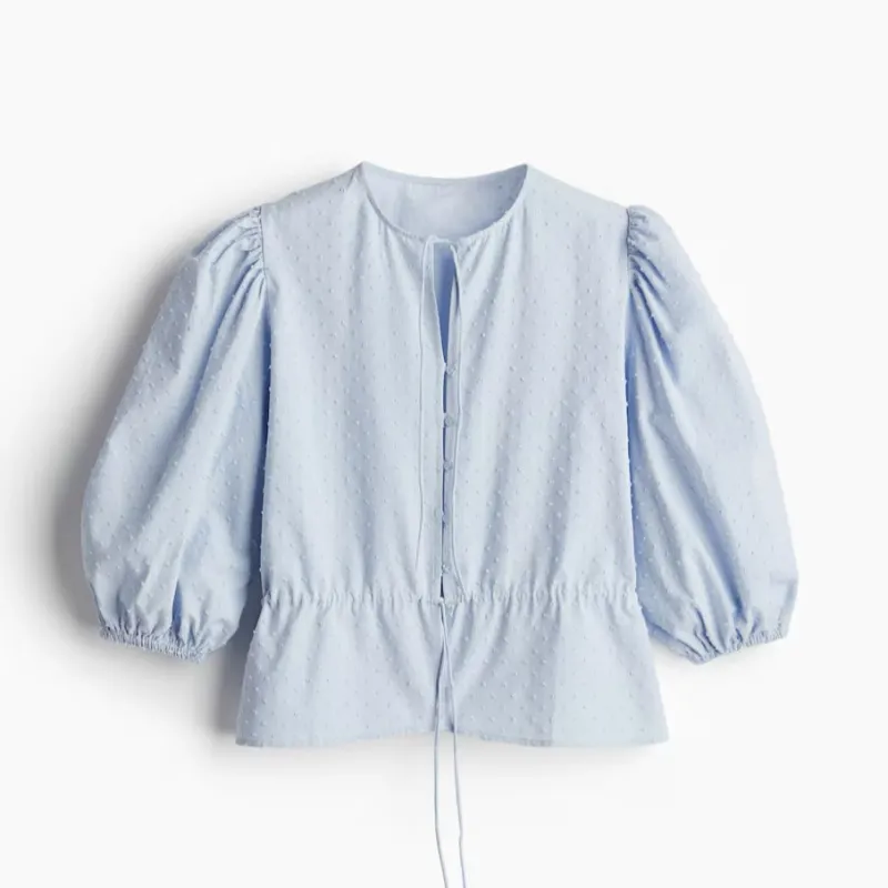 Blusa Mangas Anchas