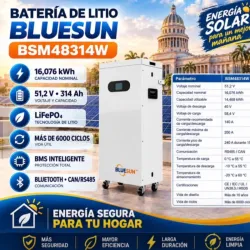 Baterías  blueSun de 16kw