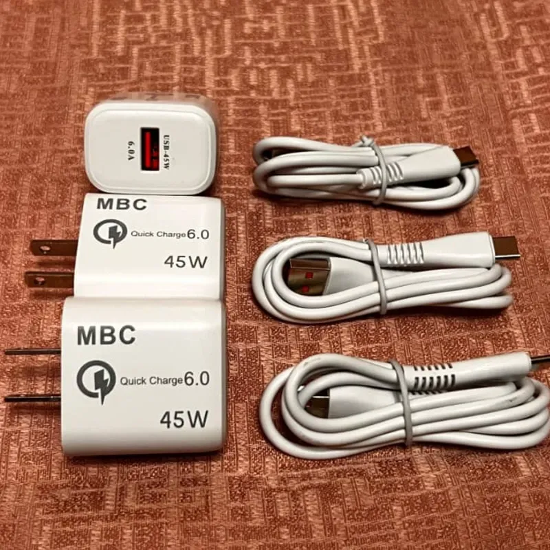 Cargador y Cable Tipo C