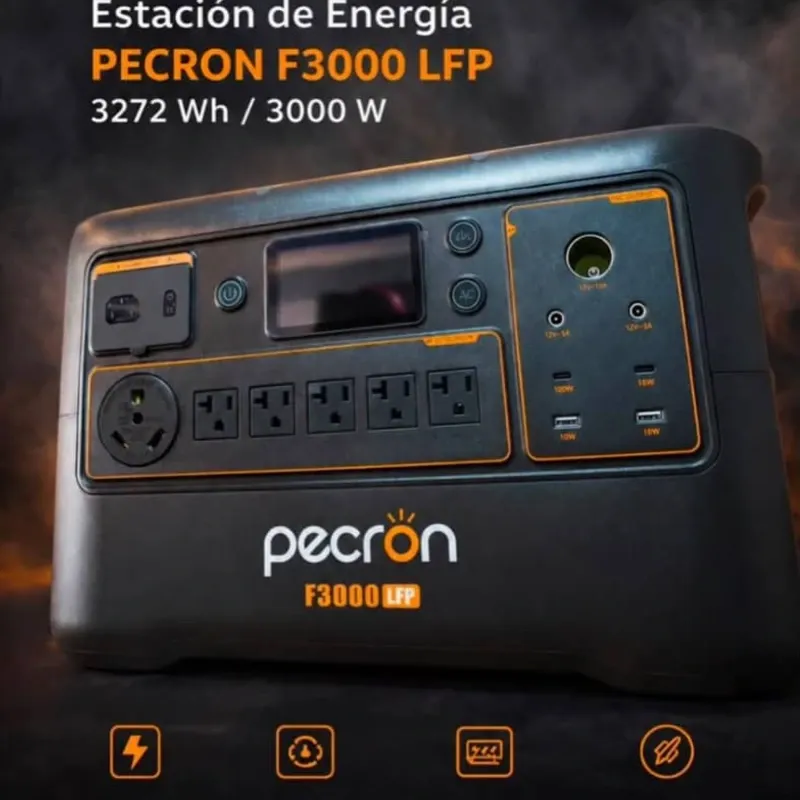 Pecron de 3272wh pico de 4500w