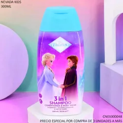 Shampoo 3 en 1 de Disney Champú, acondicionador y gel de baño (300 ml)