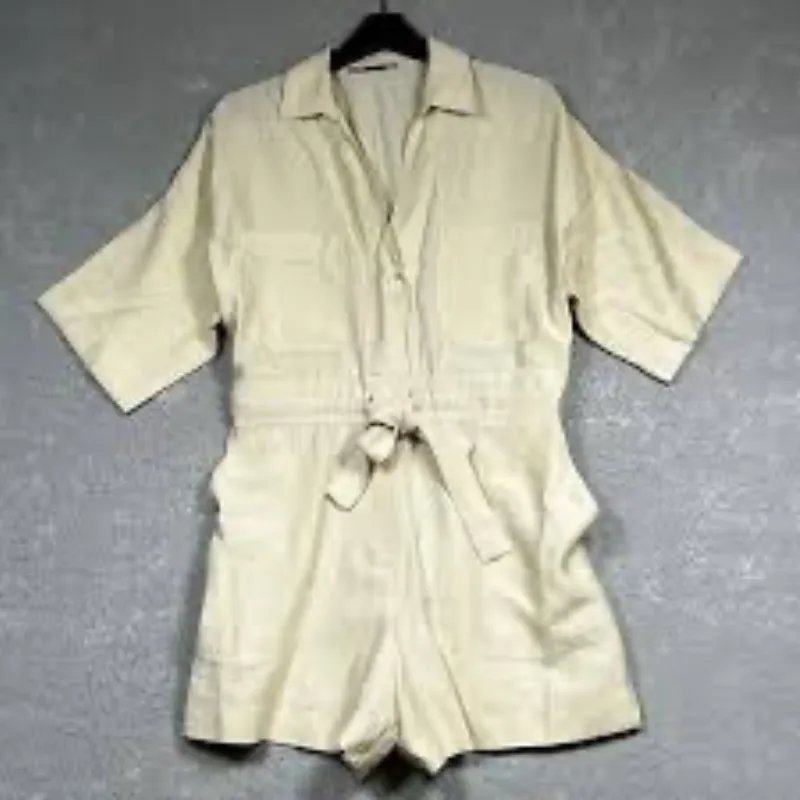 Mono short beige casual Zara