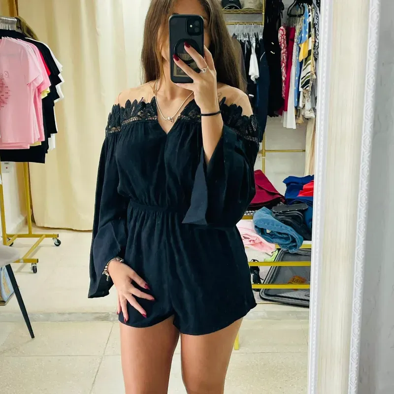 Monoshort negro 