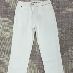 Pantalón de vestir blanco