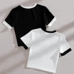 Pullover básicos blanco y negro