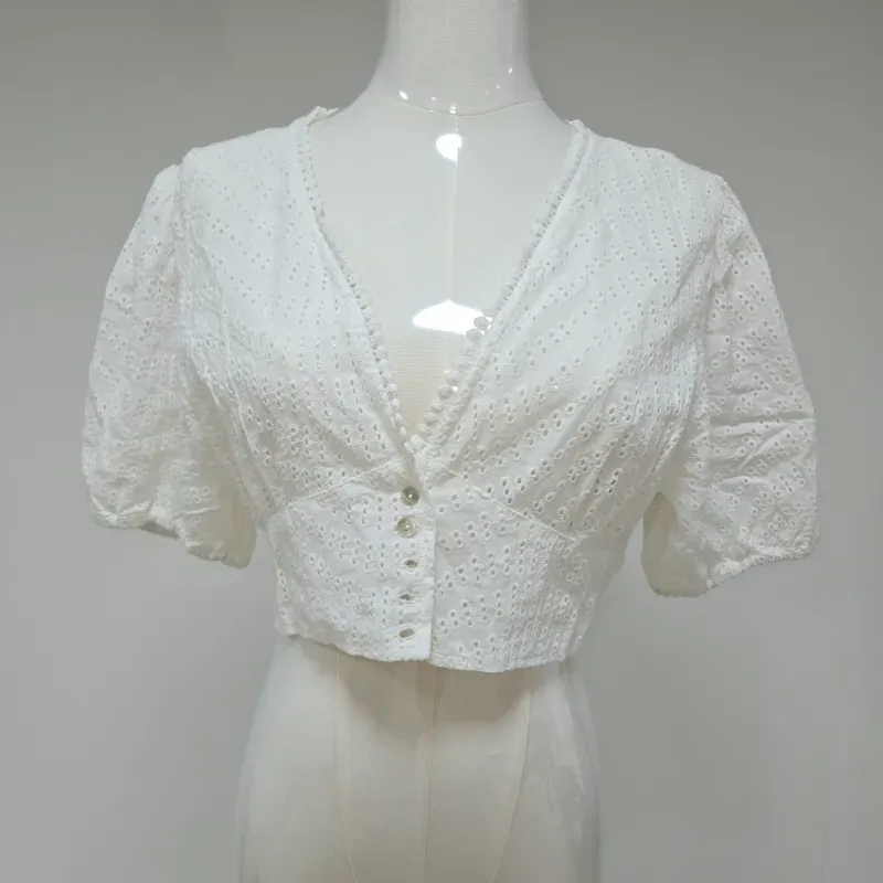 Top corto blanco 