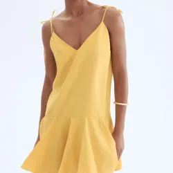 Vestido H&M amarillo