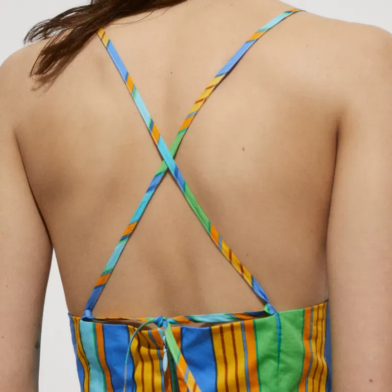 Vestido Mango a rayas 