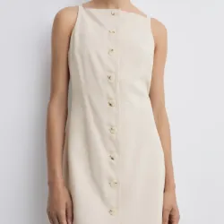 Vestiod Mango crema con botones