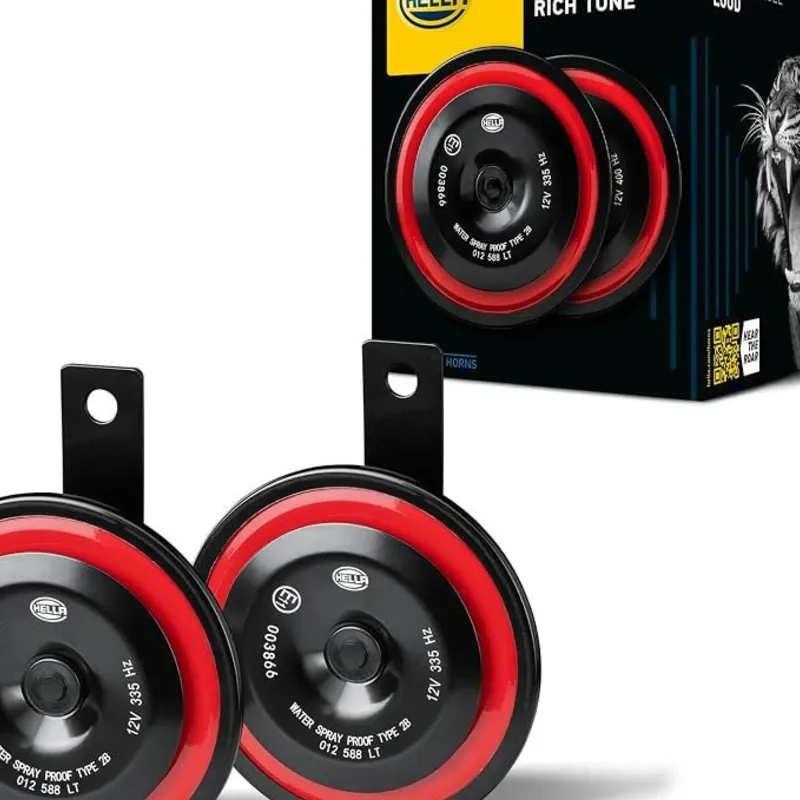 Kit de Bocinas de Disco HELLA (Rich Tone) Claxon