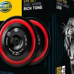 Kit de Bocinas de Disco HELLA (Rich Tone) Claxon