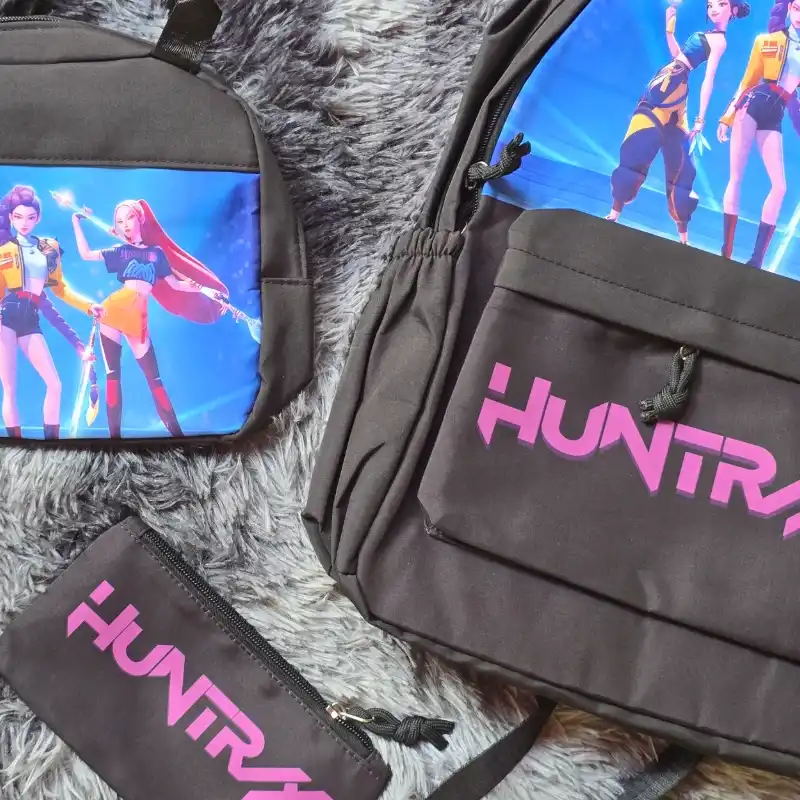 Mochilas K POP (Incluyen Merendero y Cartuchera)