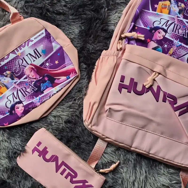 Mochilas K POP (Incluyen Merendero y Cartuchera)