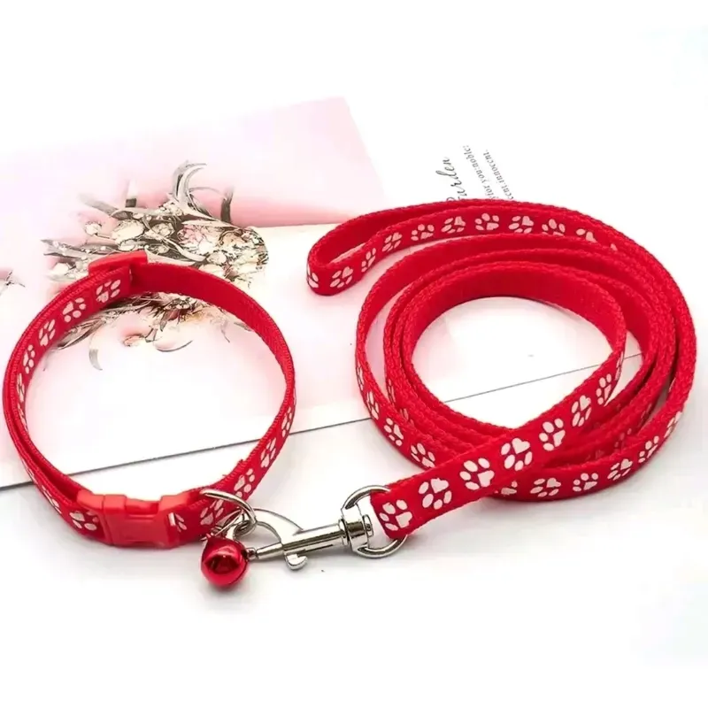 Collar con correa para mascotas