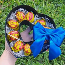 Corazón con bombones