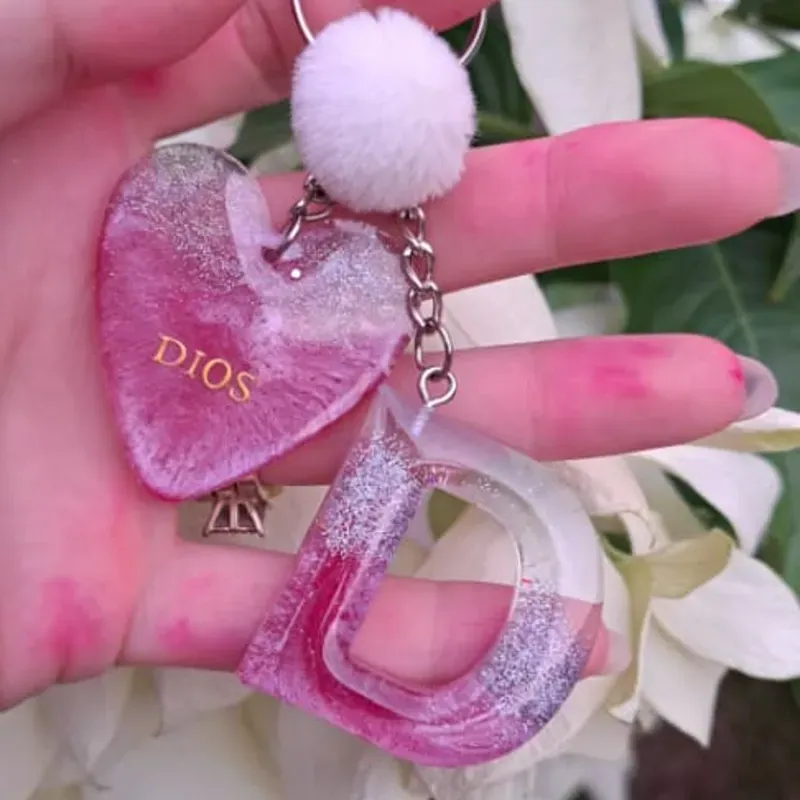 Llavero conInicial y Placa