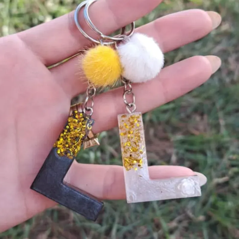 Llaveros con iniciales