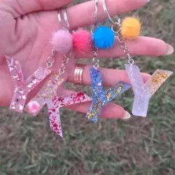 Llaveros con iniciales