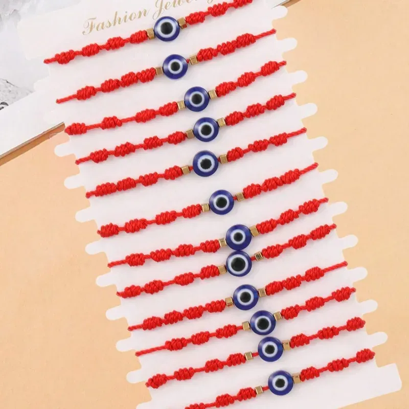 Pulsera de 7 nudos con ojo turco