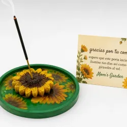 Porta incienso de girasol 🌻