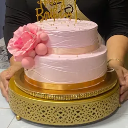 Cake de dos niveles 22 inferior/16 superior