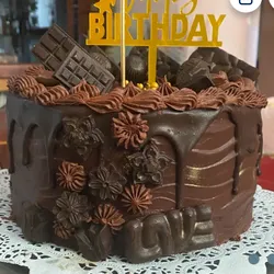 Ganache de chocolate oscuro 20 cm