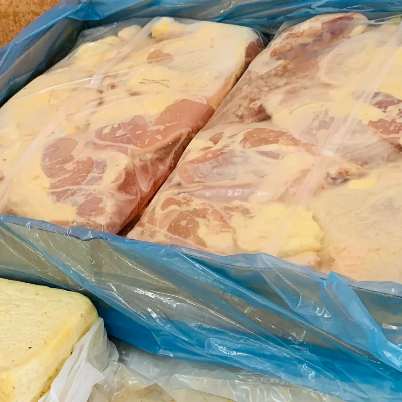 Cajas de pollo 