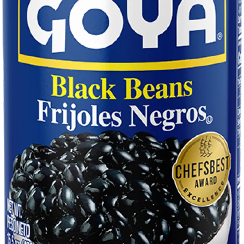 Frijol negro Goya peso neto 439 gramos 