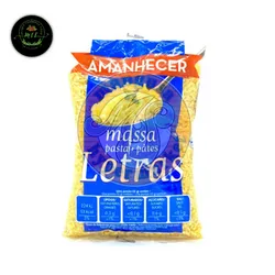 Pastas de letras 250 gramos 