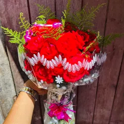 Ramo de rosas naturales (30+)