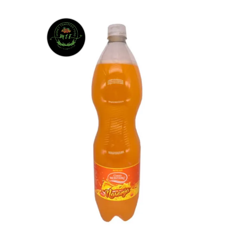 Refresco ciego Montero 1,5 litros sabor naranja 