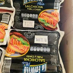 Salchichas  de pollo y cerdo 