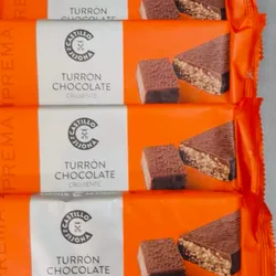 Turrón de chocolate crujiente  200 gramos 