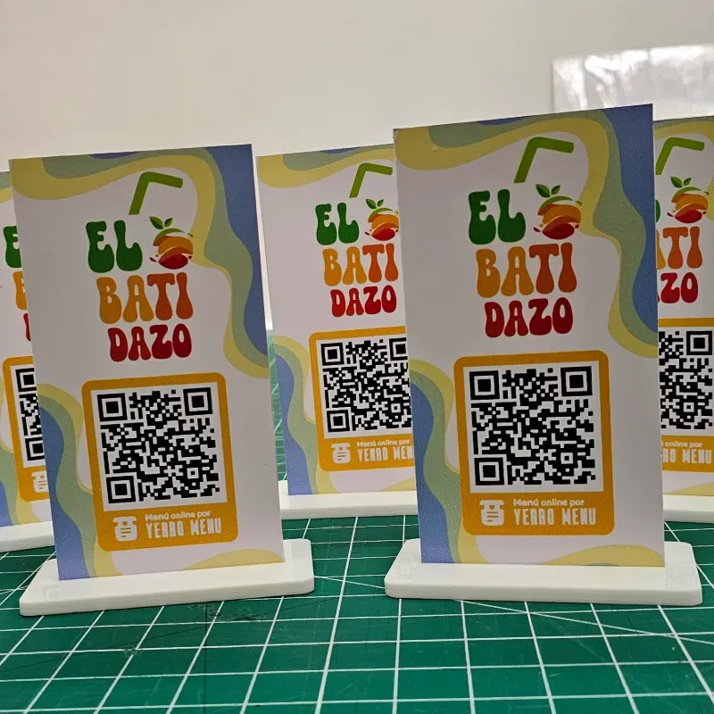 Carta menú código QR 
