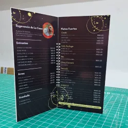 Cartas menú 