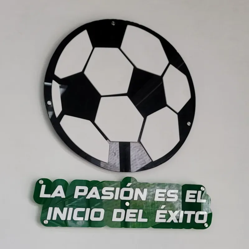 Cartel acrílico 