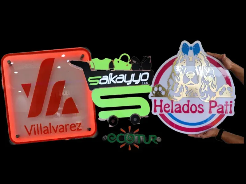 Carteles de acrílico y pvc
