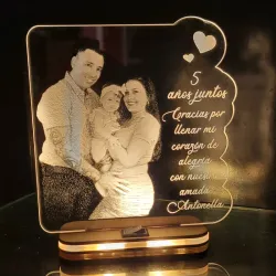 Lámparas personalizadas con fotos 